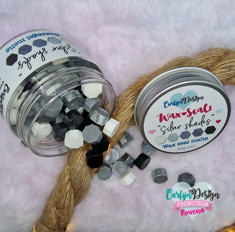 CarlijnDesign Wax Seal Melts Silver Shades (CDWX-0007) (DISCONTINUED) CarlijnDesign Wax Seal Melts Silver Shades (CDWX-0007) (DISCONTINUED)