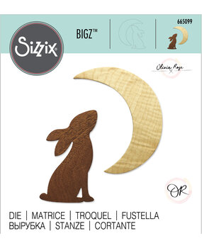 Sizzix Bigz Die by Olivia Rose Rabbit & Moon (665099) (DISCONTINUED)