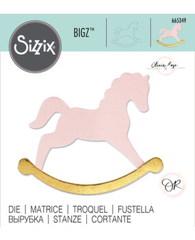 Sizzix Bigz Die by Olivia Rose Rocking Horse (665349) (DISCONTINUED) Sizzix Bigz Die by Olivia Rose Rocking Horse (665349) (DISCONTINUED)