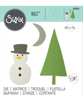 Sizzix Bigz Die by Olivia Rose Snow Scene (664484) (DISCONTINUED) Sizzix Bigz Die by Olivia Rose Snow Scene (664484) (DISCONTINUED)