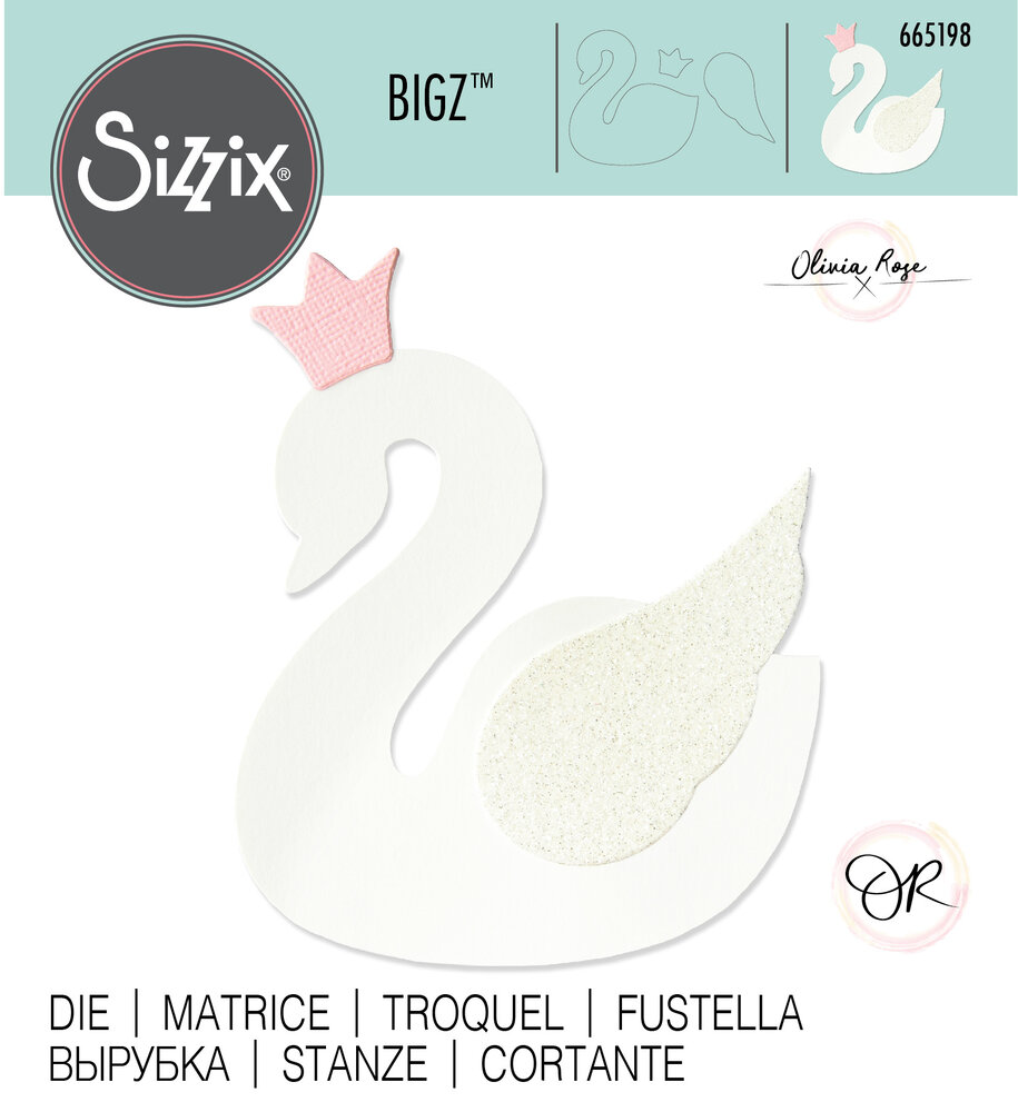 Sizzix Bigz Die by Olivia Rose Swan #2 (665198) (DISCONTINUED)