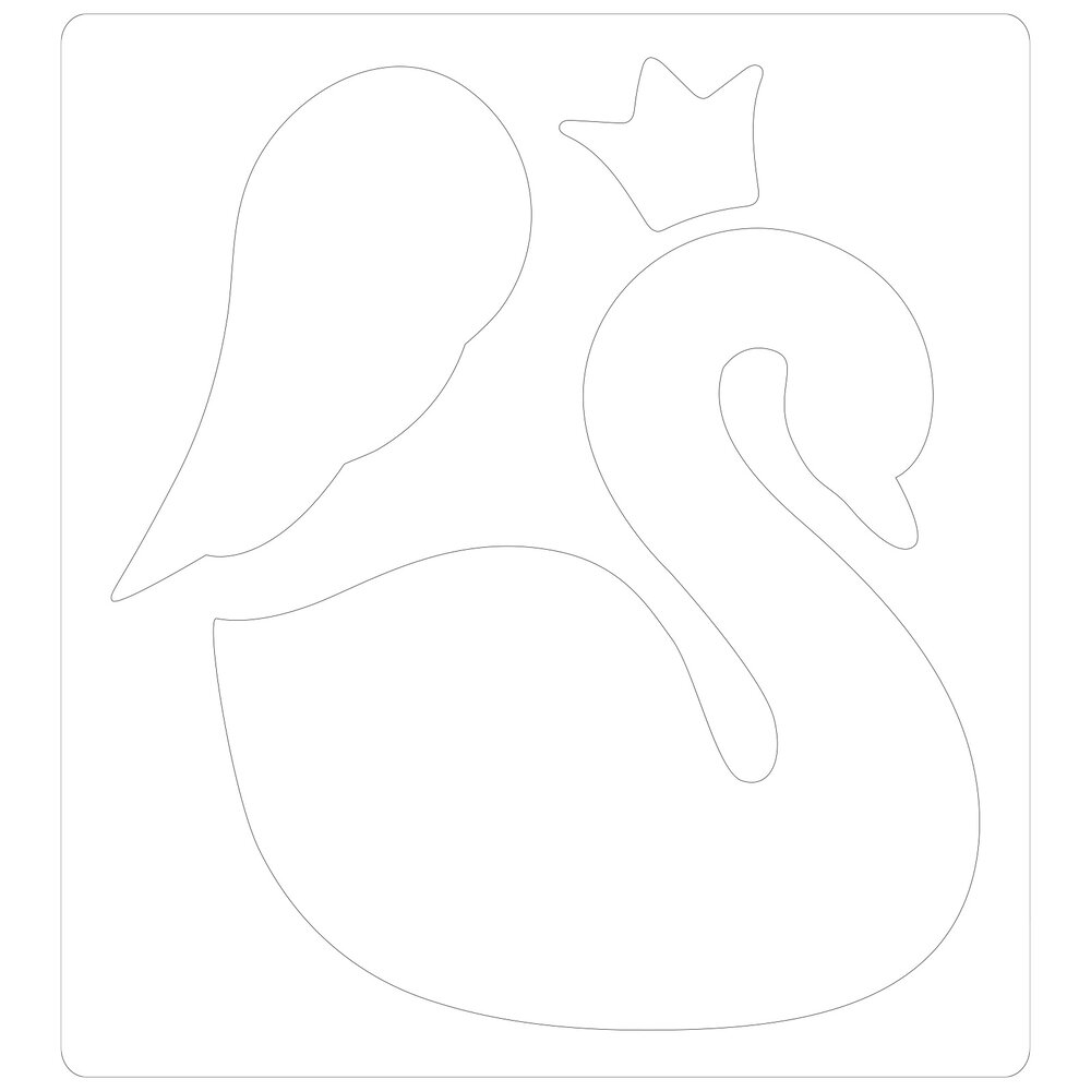 Sizzix Bigz Die by Olivia Rose Swan #2 (665198) (DISCONTINUED)