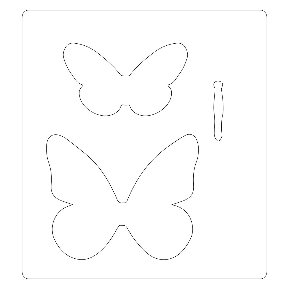 Sizzix Bigz Die by Jenna Rushforth Textile Butterflies (665902) (DISCONTINUED) Sizzix Bigz Die by Jenna Rushforth Textile Butterflies (665902) (DISCONTINUED)