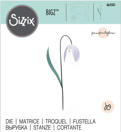 Sizzix Bigz Die by Jennifer Ogborn Snowdrop (664501) (DISCONTINUED)