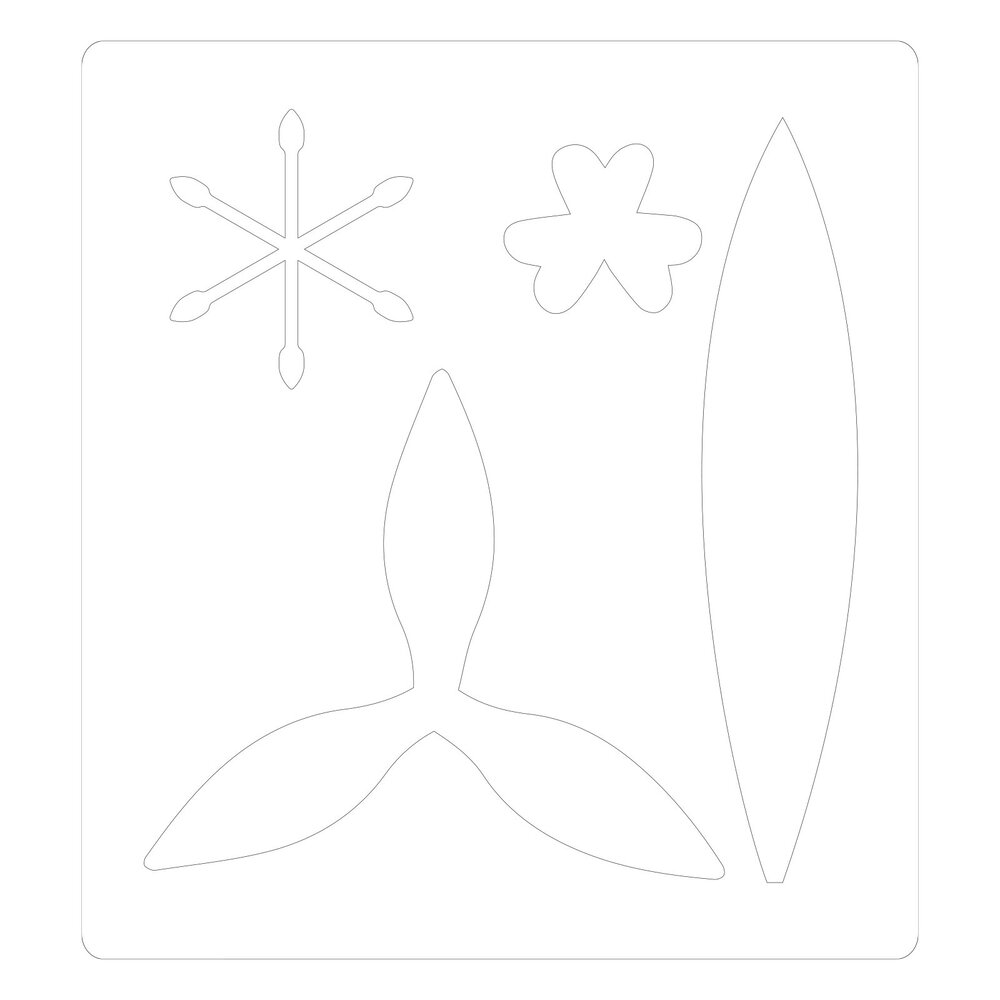 Sizzix Bigz Die by Jennifer Ogborn Snowdrop (664501) (DISCONTINUED)