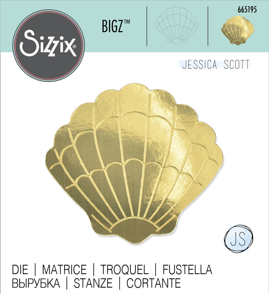Sizzix Bigz Die by Jessica Scott Seashell #3 (665195) (DISCONTINUED)