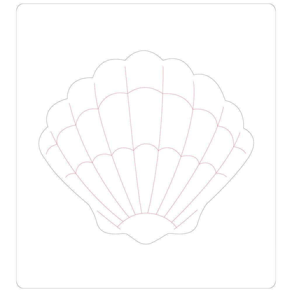 Sizzix Bigz Die by Jessica Scott Seashell #3 (665195) (DISCONTINUED)