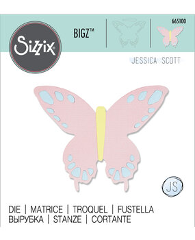 Sizzix Bigz Die by Jessica Scott Willow Butterfly (665100) (DISCONTINUED) Sizzix Bigz Die by Jessica Scott Willow Butterfly (665100) (DISCONTINUED)