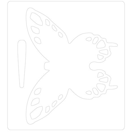 Sizzix Bigz Die by Jessica Scott Willow Butterfly (665100) (DISCONTINUED) Sizzix Bigz Die by Jessica Scott Willow Butterfly (665100) (DISCONTINUED)