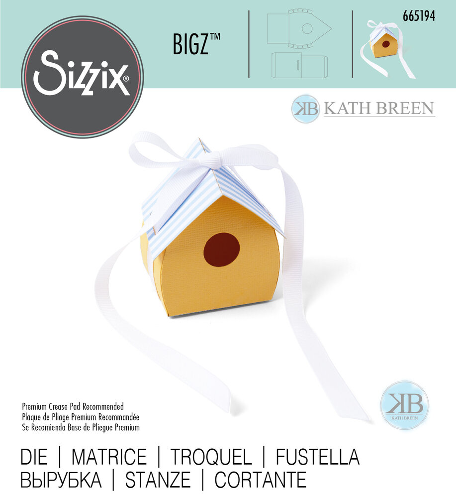 Sizzix Bigz Die by Kath Breen Birdhouse (665194) (DISCONTINUED)