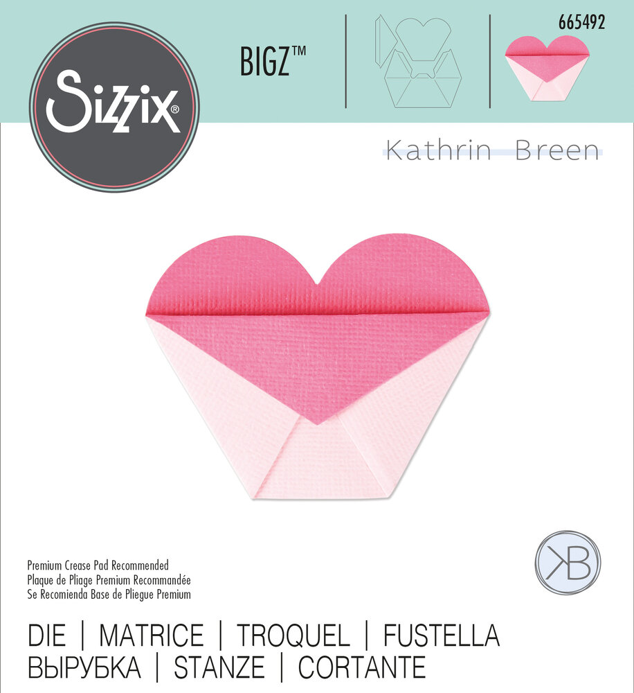 Sizzix Bigz Die by Kath Breen Heart Pocket (665492) (DISCONTINUED) Sizzix Bigz Die by Kath Breen Heart Pocket (665492) (DISCONTINUED)