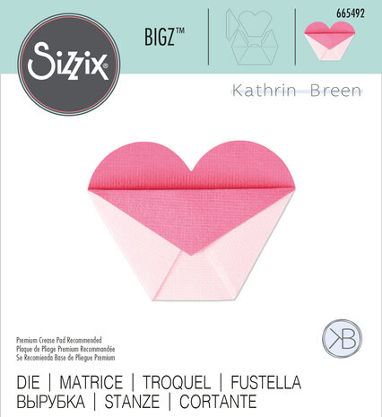 Sizzix Bigz Die by Kath Breen Heart Pocket (665492) (DISCONTINUED) Sizzix Bigz Die by Kath Breen Heart Pocket (665492) (DISCONTINUED)