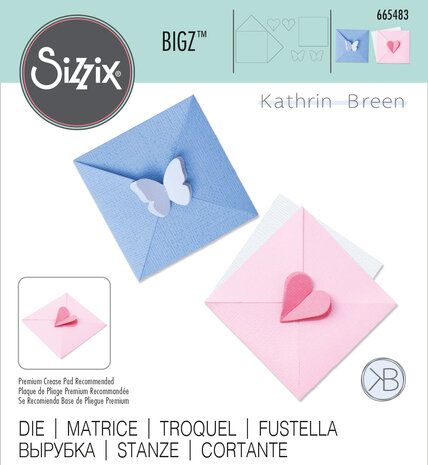 Sizzix Bigz Die by Kath Breen Mini Card & Envelope Set (665483) (DISCONTINUED)