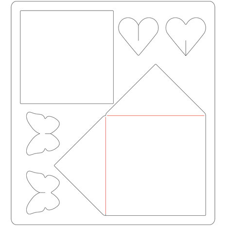 Sizzix Bigz Die by Kath Breen Mini Card & Envelope Set (665483) (DISCONTINUED)