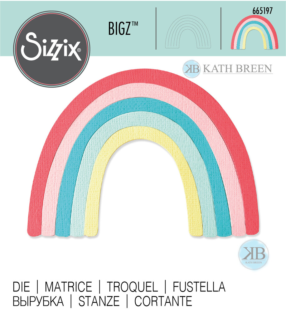 Sizzix Bigz Die by Kath Breen Rainbow (665197) (OUTLET)