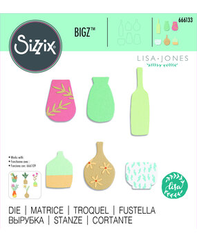 Sizzix Bigz Die by Lisa Jones Crockery (666133) (OUTLET)