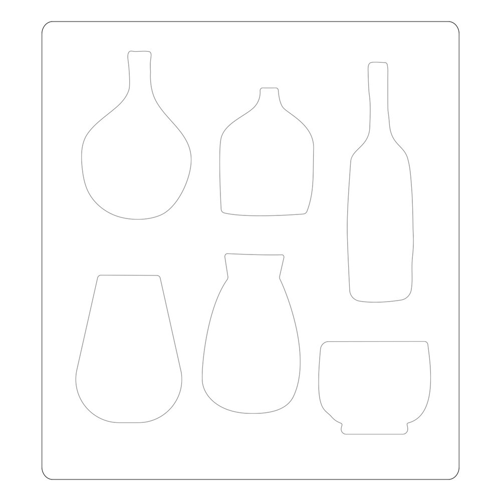 Sizzix Bigz Die by Lisa Jones Crockery (666133) (OUTLET)