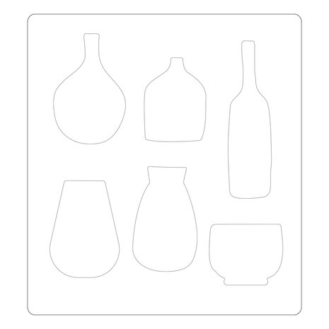 Sizzix Bigz Die by Lisa Jones Crockery (666133) (OUTLET)