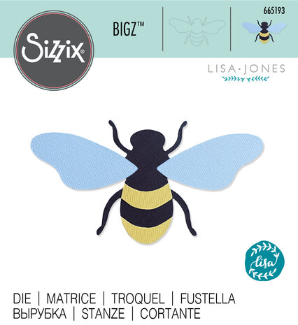 Sizzix Bigz Die by Lisa Jones Queen Bee (665193) (OUTLET)