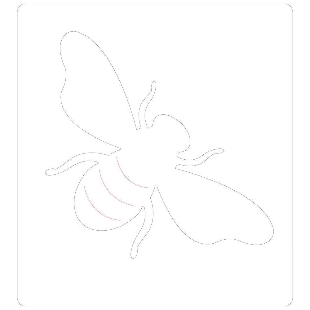 Sizzix Bigz Die by Lisa Jones Queen Bee (665193) (OUTLET)