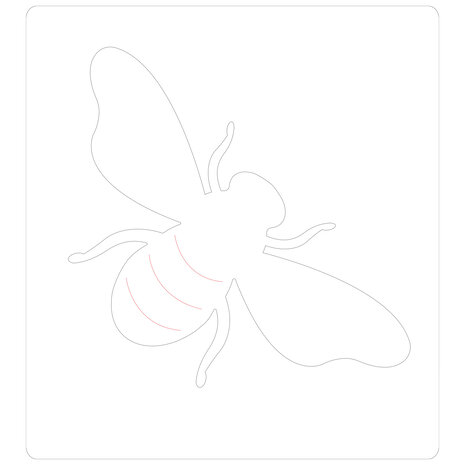 Sizzix Bigz Die by Lisa Jones Queen Bee (665193) (OUTLET)