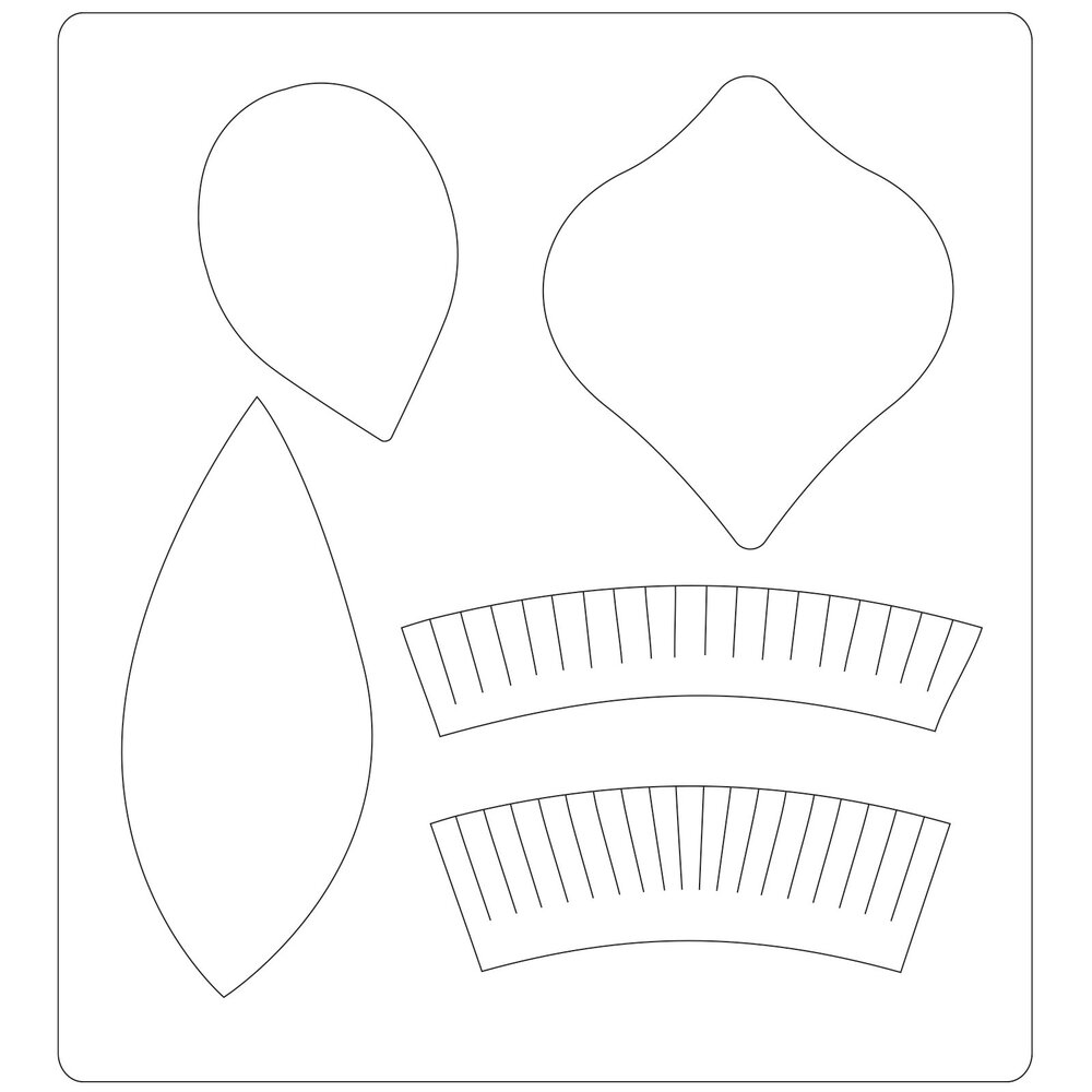 Sizzix Bigz Die by Lisa Jones Seasonal Florals, 3D (665494) (DISCONTINUED)