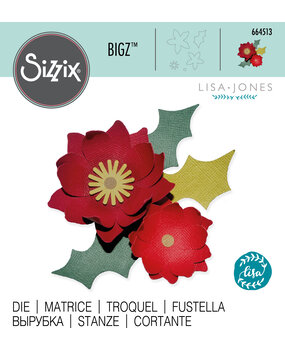 Sizzix Bigz Die by Lisa Jones Winter Poinsettia (664513) (DISCONTINUED) Sizzix Bigz Die by Lisa Jones Winter Poinsettia (664513) (DISCONTINUED)