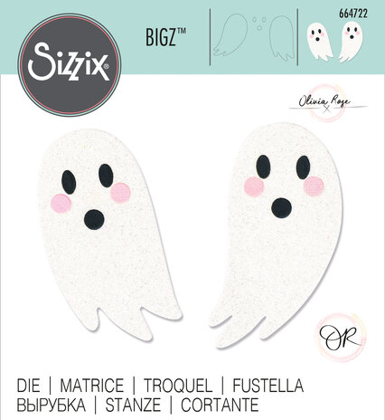 Sizzix Bigz Die by Olivia Rose Cute Ghost (664722) (OUTLET)