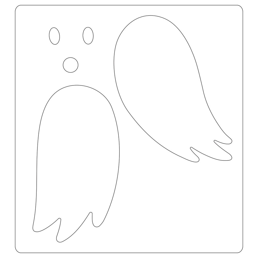 Sizzix Bigz Die by Olivia Rose Cute Ghost (664722) (OUTLET)