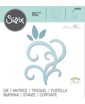 Sizzix Bigz Die by Debi Potter Leaves & Swirls (664403) (DISCONTINUED) Sizzix Bigz Die by Debi Potter Leaves & Swirls (664403) (DISCONTINUED)