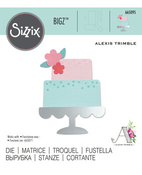 Sizzix Bigz Die by Alexis Trimble Celebration Cake (665095) (DISCONTINUED) Sizzix Bigz Die by Alexis Trimble Celebration Cake (665095) (DISCONTINUED)