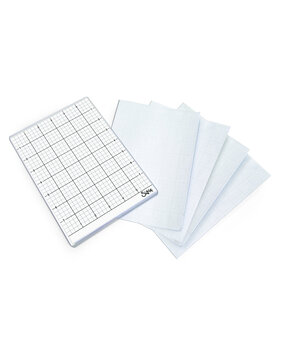 Sizzix Sticky Grid Sheets 6x8 1/2 Inch (5pcs) (663533)