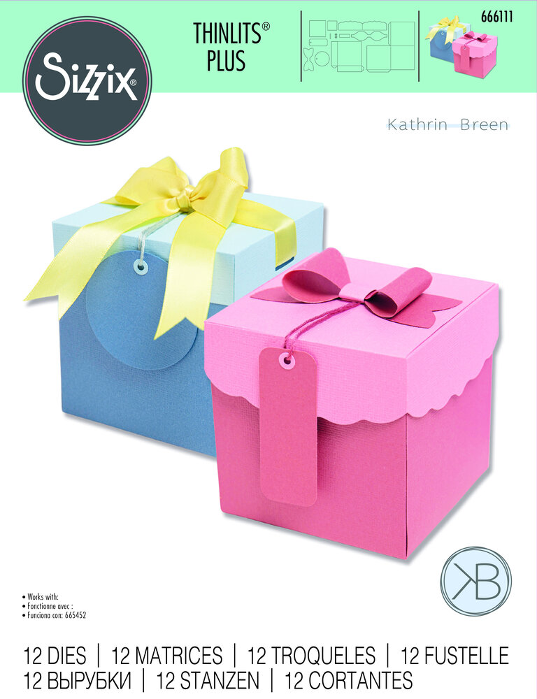 Sizzix Thinlits Plus Die by Kath Breen Classic Box (12pcs) (666111) (DISCONTINUED) Sizzix Thinlits Plus Die by Kath Breen Classic Box (12pcs) (666111) (DISCONTINUED)
