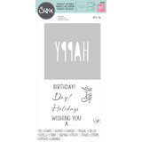 Sizzix Framelits Die w/Stamps by Olivia Rose Birthday Window (1+5pcs) (665651) (DISCONTINUED)