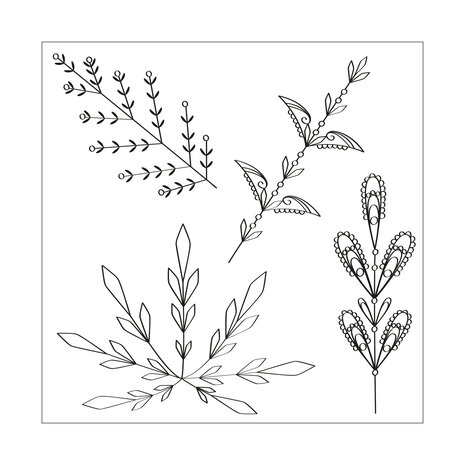 Sizzix Framelits Die w/Stamps by Olivia Rose Decorative Leaves (3+4pcs) (666010) (DISCONTINUED) Sizzix Framelits Die w/Stamps by Olivia Rose Decorative Leaves (3+4pcs) (666010) (DISCONTINUED)