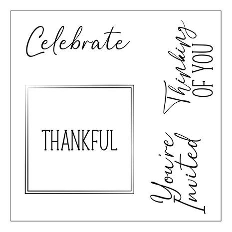 Sizzix Framelits Die w/Stamps by Olivia Rose Floral Celebration (4+5pcs) (665655) (DISCONTINUED)