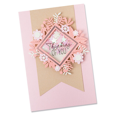 Sizzix Framelits Die w/Stamps by Olivia Rose Floral Celebration (4+5pcs) (665655) (DISCONTINUED)