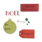 Sizzix Framelits Die w/Stamps by Olivia Rose Holly Jolly Christmas (5+6pcs) (665023) (DISCONTINUED)
