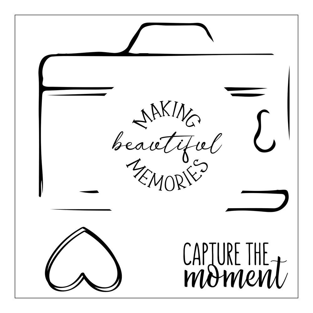 Sizzix Framelits Die w/Stamps by Olivia Rose Memory Maker (6+4pcs) (665657) (DISCONTINUED) Sizzix Framelits Die w/Stamps by Olivia Rose Memory Maker (6+4pcs) (665657) (DISCONTINUED)