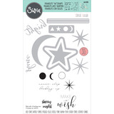 Sizzix Framelits Die w/Stamps by Sophie Guilar Make a Wish (9+7pcs) (664480) (DISCONTINUED)