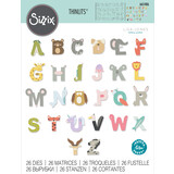 Sizzix Thinlits Plus Die by Lisa Jones Animal Alphabet (26pcs) (665486) (DISCONTINUED) Sizzix Thinlits Plus Die by Lisa Jones Animal Alphabet (26pcs) (665486) (DISCONTINUED)