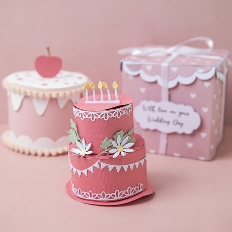 Sizzix Thinlits Plus Die Cake Pop-Up (29pcs) (664356) (DISCONTINUED)