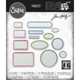 Sizzix Thinlits Die by Tim Holtz Vintage Labels (13pcs) (665929) Sizzix Thinlits Die by Tim Holtz Vintage Labels (13pcs) (665929)