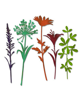 Sizzix Thinlits Die by Tim Holtz Wildflower Stems #2 (5pcs) (664164) Sizzix Thinlits Die by Tim Holtz Wildflower Stems #2 (5pcs) (664164)