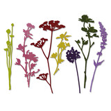 Sizzix Thinlits Die by Tim Holtz Wildflowers (7pcs) (661190) Sizzix Thinlits Die by Tim Holtz Wildflowers (7pcs) (661190)