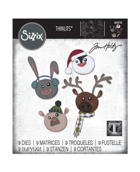 Sizzix Thinlits Die by Tim Holtz Winter Critters (9pcs) (664752) (DISCONTINUED) Sizzix Thinlits Die by Tim Holtz Winter Critters (9pcs) (664752) (DISCONTINUED)