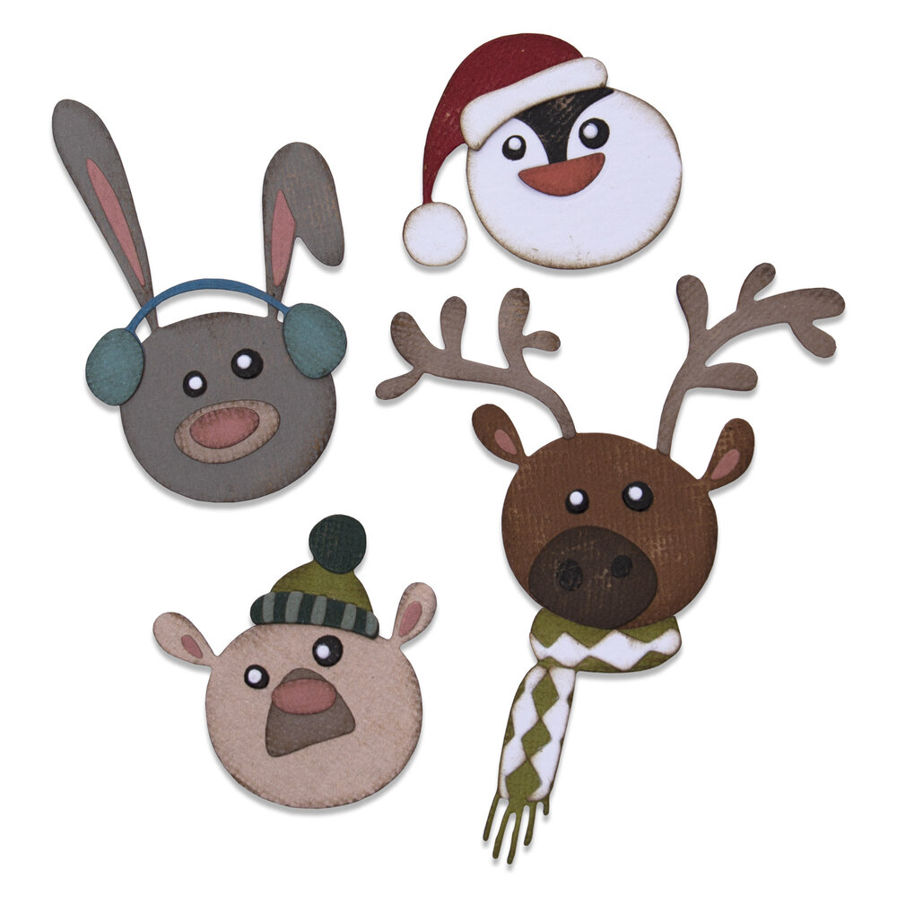 Sizzix Thinlits Die by Tim Holtz Winter Critters (9pcs) (664752) (DISCONTINUED) Sizzix Thinlits Die by Tim Holtz Winter Critters (9pcs) (664752) (DISCONTINUED)