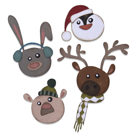 Sizzix Thinlits Die by Tim Holtz Winter Critters (9pcs) (664752) (DISCONTINUED) Sizzix Thinlits Die by Tim Holtz Winter Critters (9pcs) (664752) (DISCONTINUED)