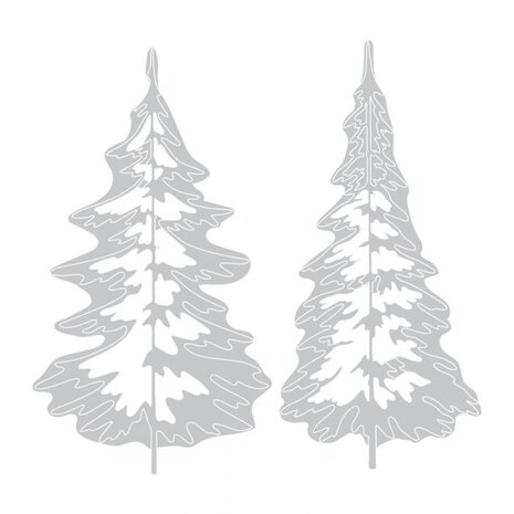 Sizzix Thinlits Die by Tim Holtz Woodlands (2pcs) (660978) Sizzix Thinlits Die by Tim Holtz Woodlands (2pcs) (660978)