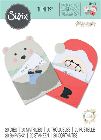 Sizzix Thinlits Die by Yasmin Rowlands Santa's Letter (20pcs) (664456) (DISCONTINUED) Sizzix Thinlits Die by Yasmin Rowlands Santa's Letter (20pcs) (664456) (DISCONTINUED)
